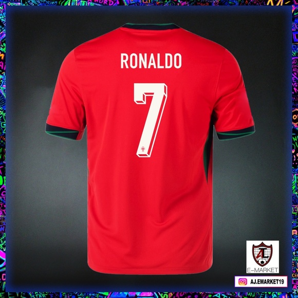 NWT Cristiano Ronaldo Portugal Jersey 2024  (Player Version) - Picture 1 of 5